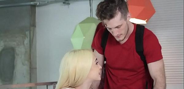  Stepmom Cory wants to play with stepson and plans a way to suck his cock again one more time